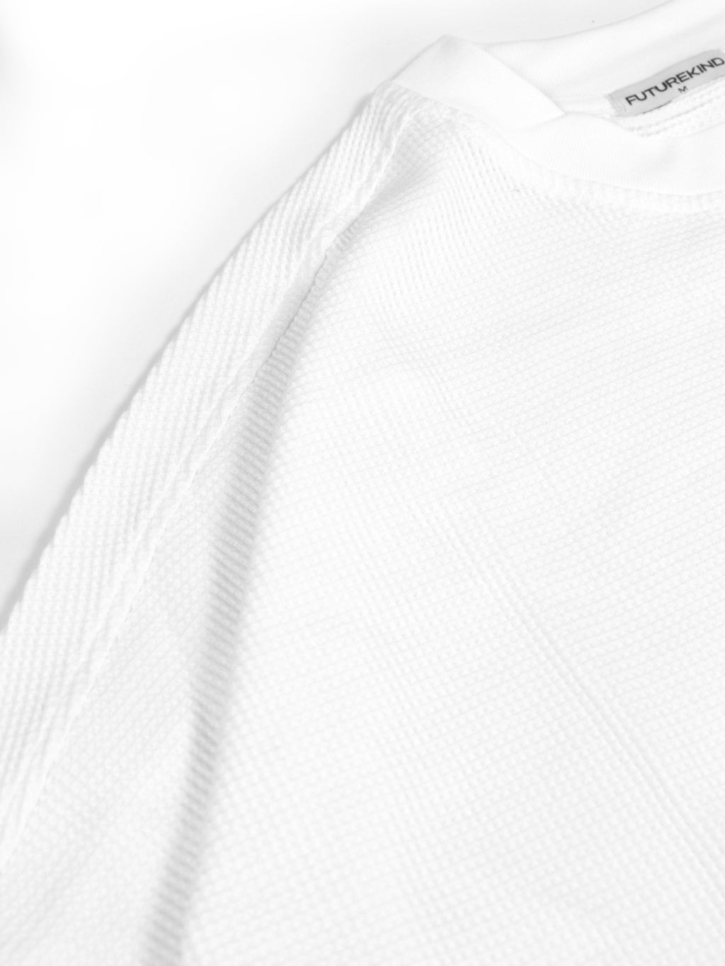 Waffle Structural Long Sleeve White