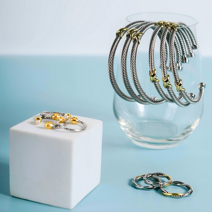 Aurora Double Bangle