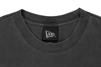NEW ERA W SS CROP TEE NE LOGO WASH GRAPHITE