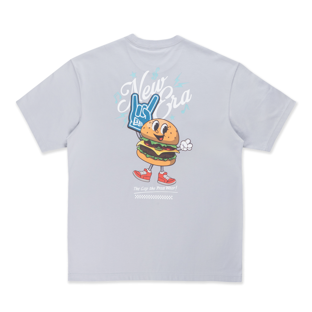 NEW ERA OS SS TEE SPRING WAVE FEST DOLPHINE GRY