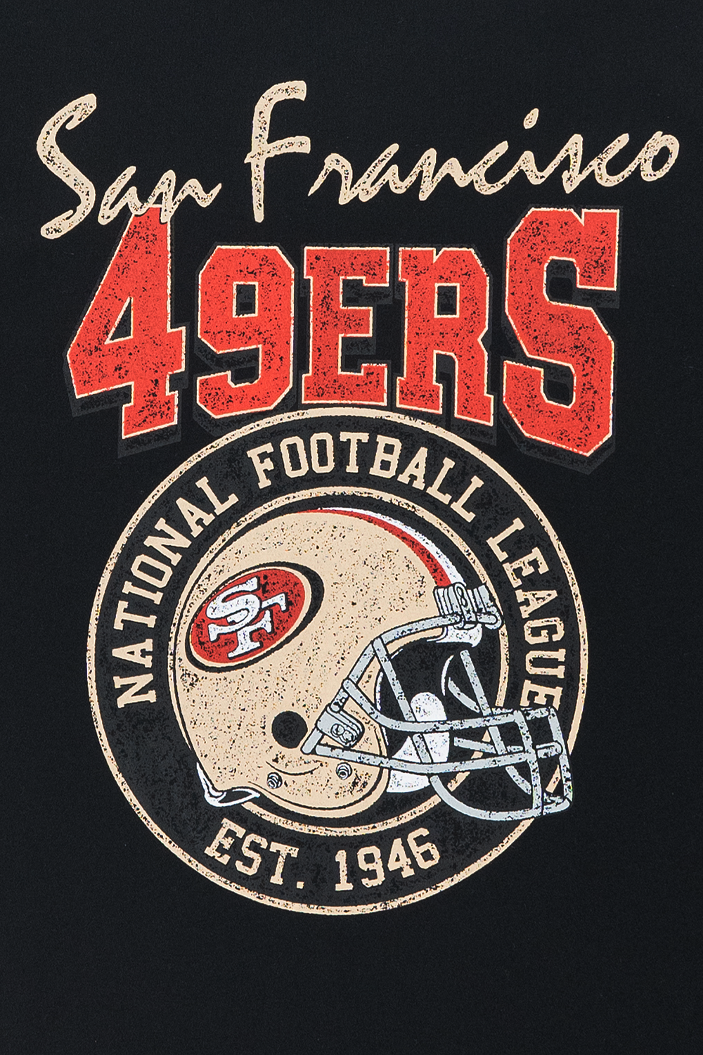 NEW ERA SS TEE NFL HELMET 25SS SAF49E BLACK