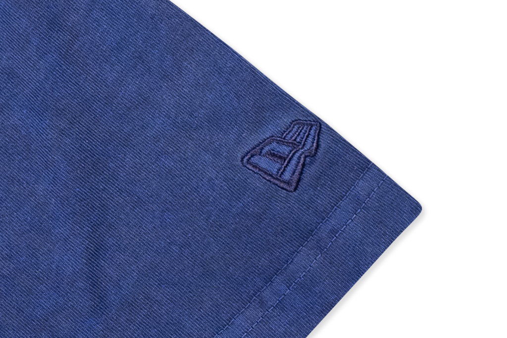 NEW ERA SS TEE NE LOGO WASHED LOSDOD INK PURPLE