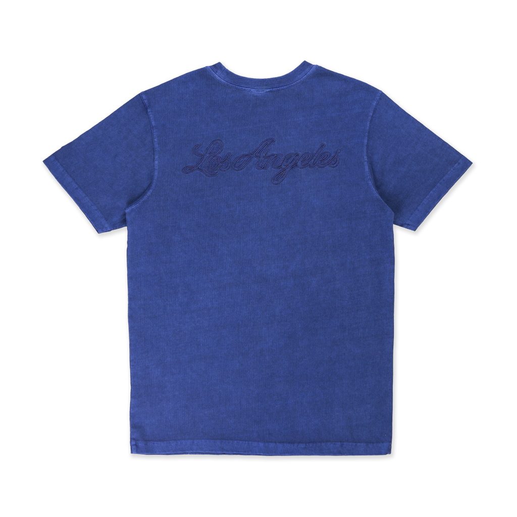 NEW ERA SS TEE NE LOGO WASHED LOSDOD INK PURPLE