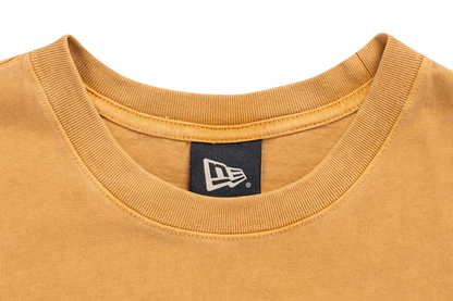 NEW ERA SS TEE NE LOGO WASHED DEEP SAND
