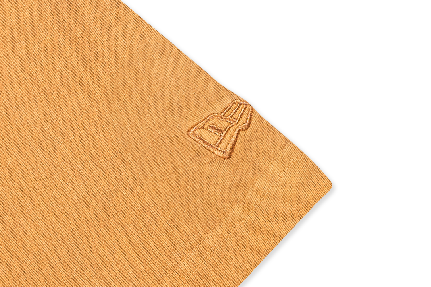 NEW ERA SS TEE NE LOGO WASHED DEEP SAND