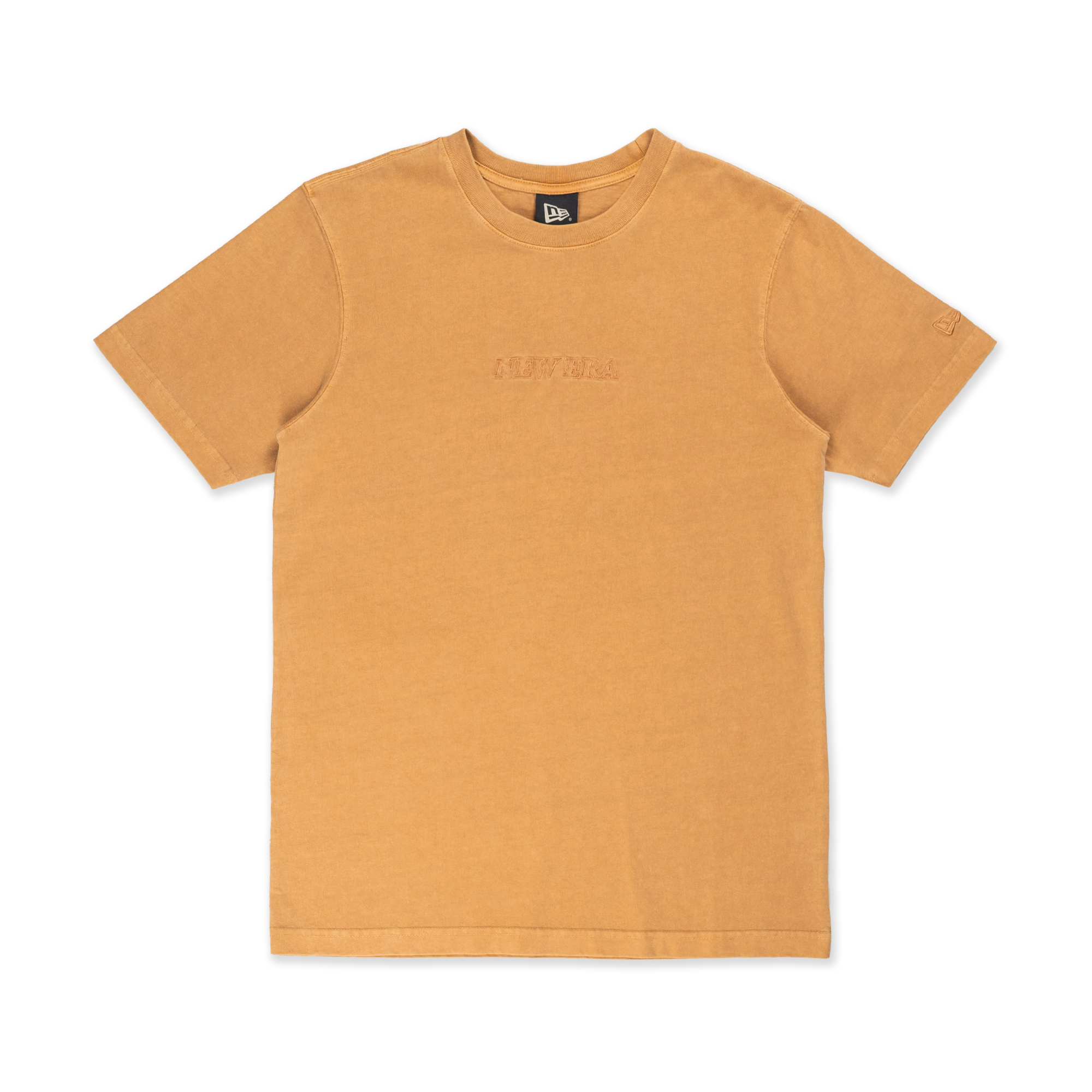 NEW ERA SS TEE NE LOGO WASHED DEEP SAND