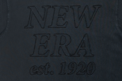 NEW ERA SS TEE NE LOGO WASHED BLACK