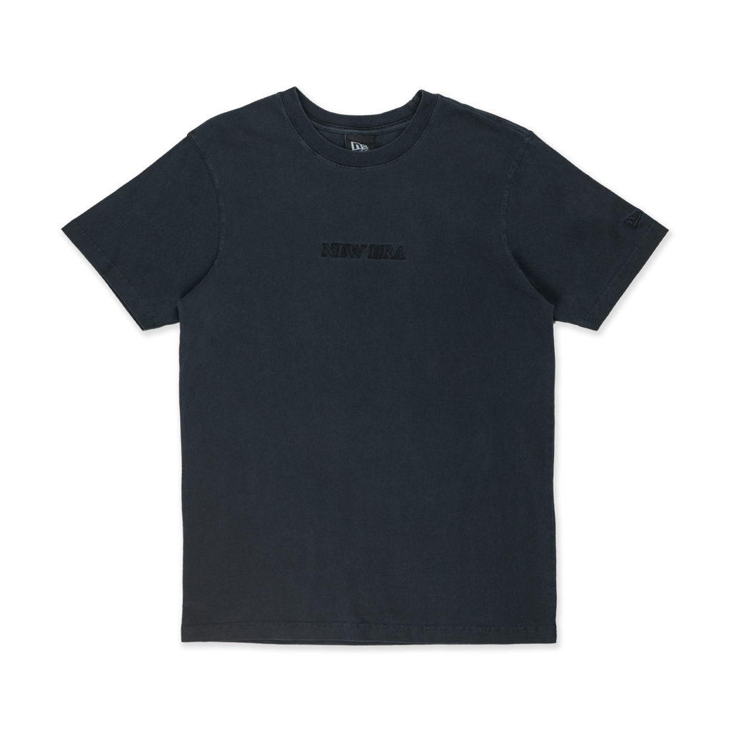 NEW ERA SS TEE NE LOGO WASHED BLACK