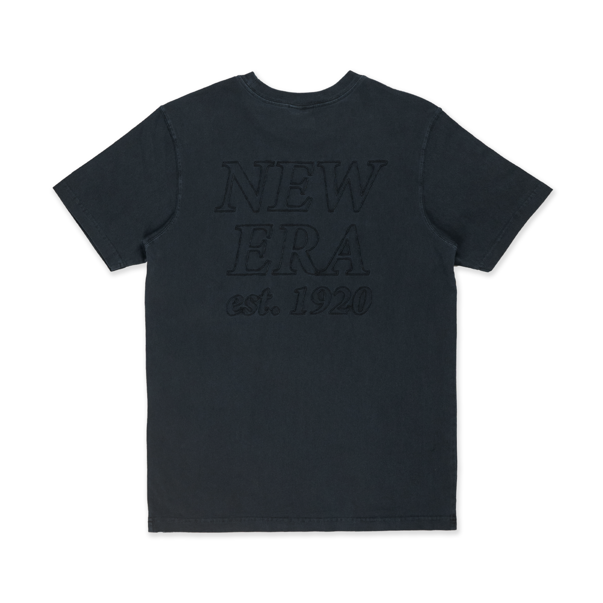 NEW ERA SS TEE NE LOGO WASHED BLACK