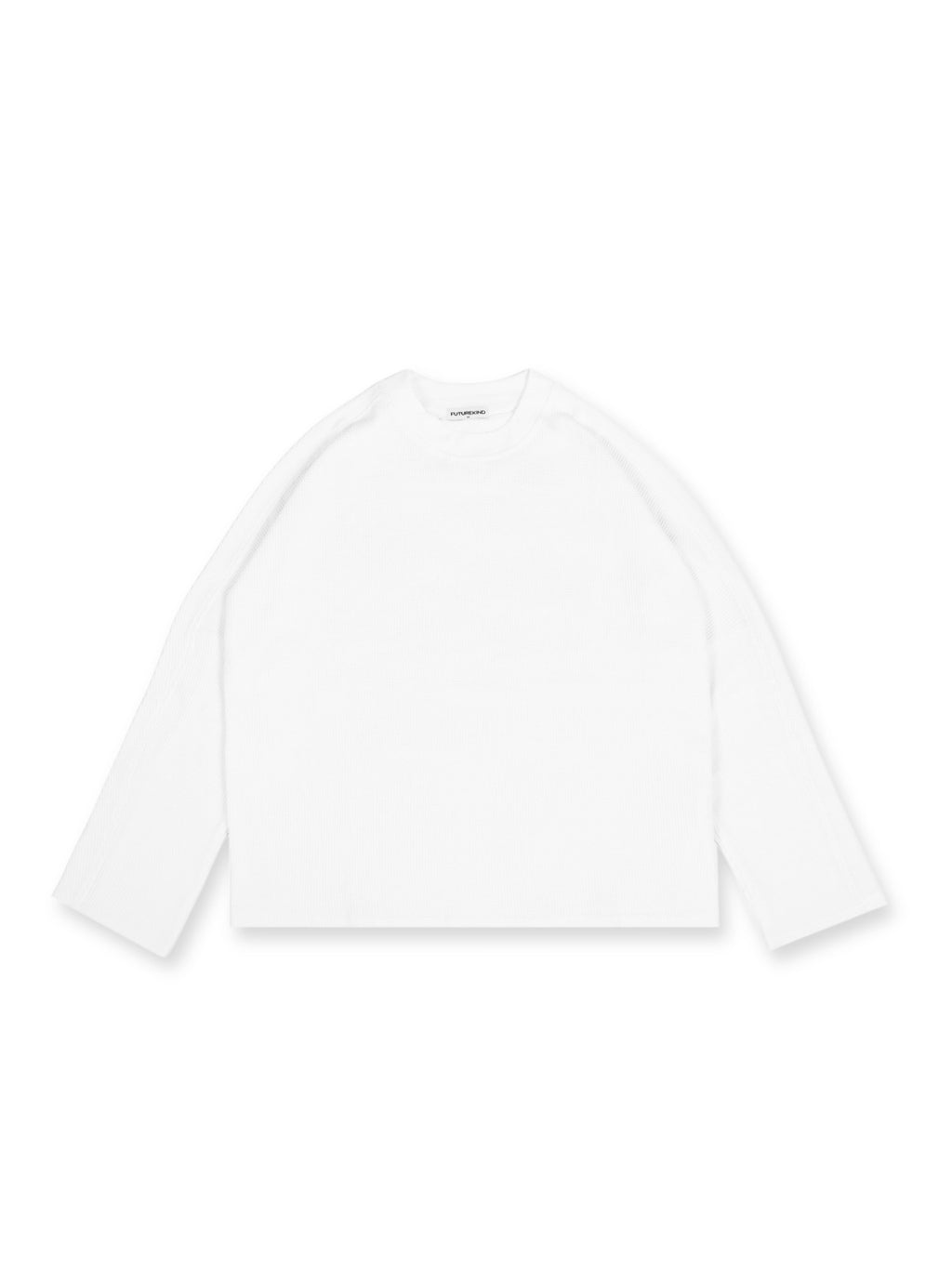 Waffle Structural Long Sleeve White