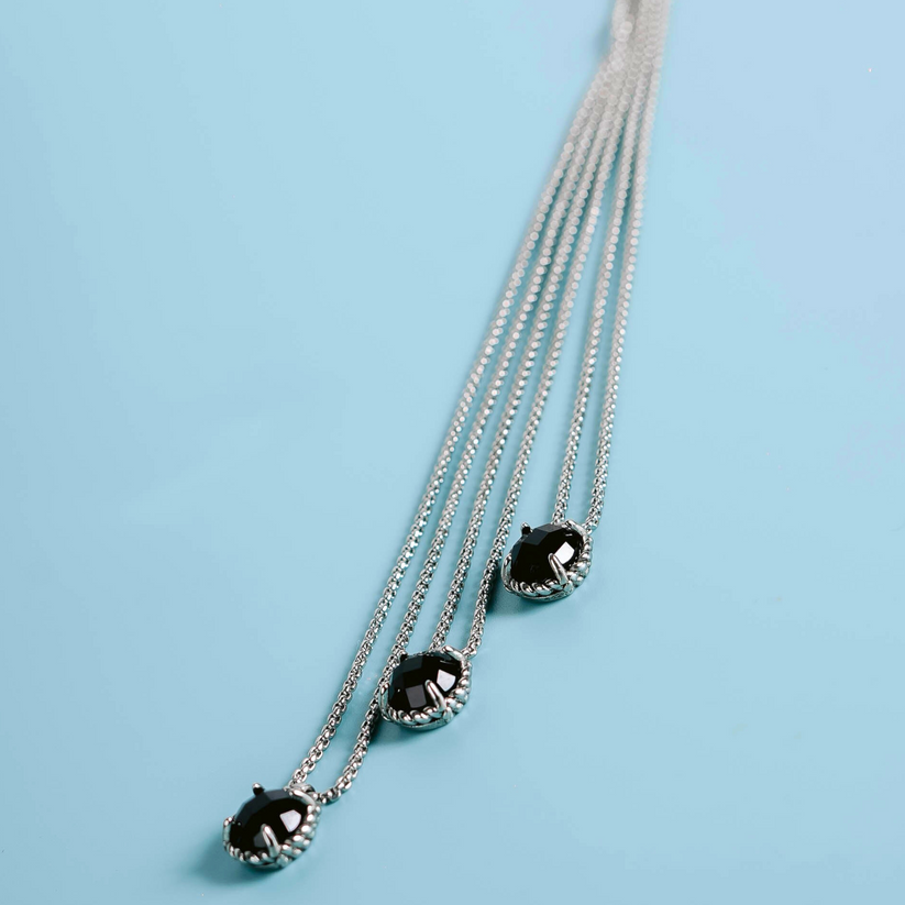 Obsidian Single Necklace