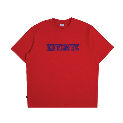 Vintage Lunar Ceramic Blossom Tee Red