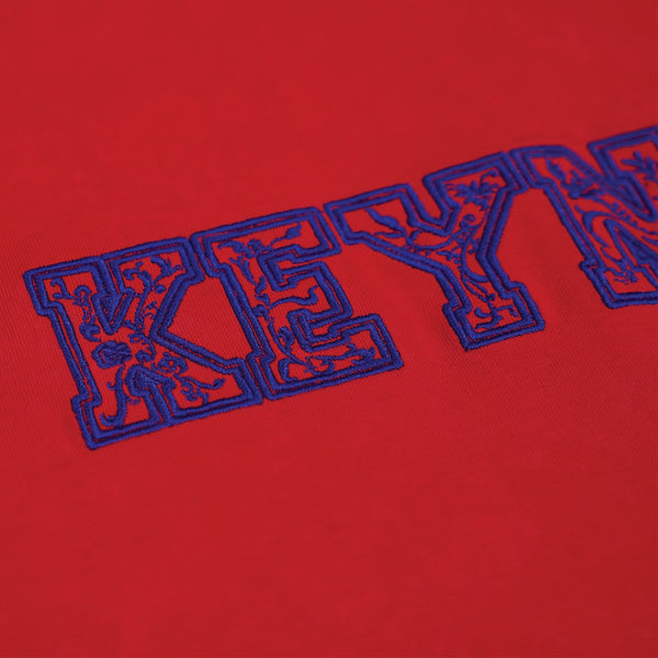 Vintage Lunar Ceramic Blossom Tee Red