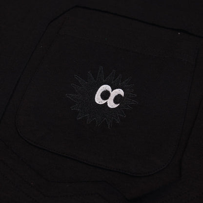 Layered Tide Tee Black