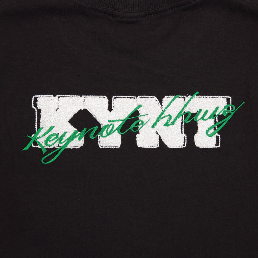 Layered Tide Tee Black