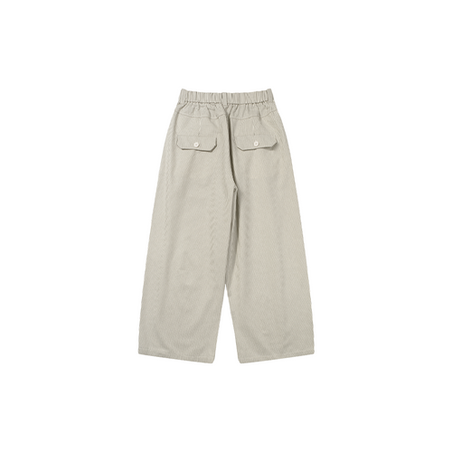 A.A Black Stripe Loose Pants