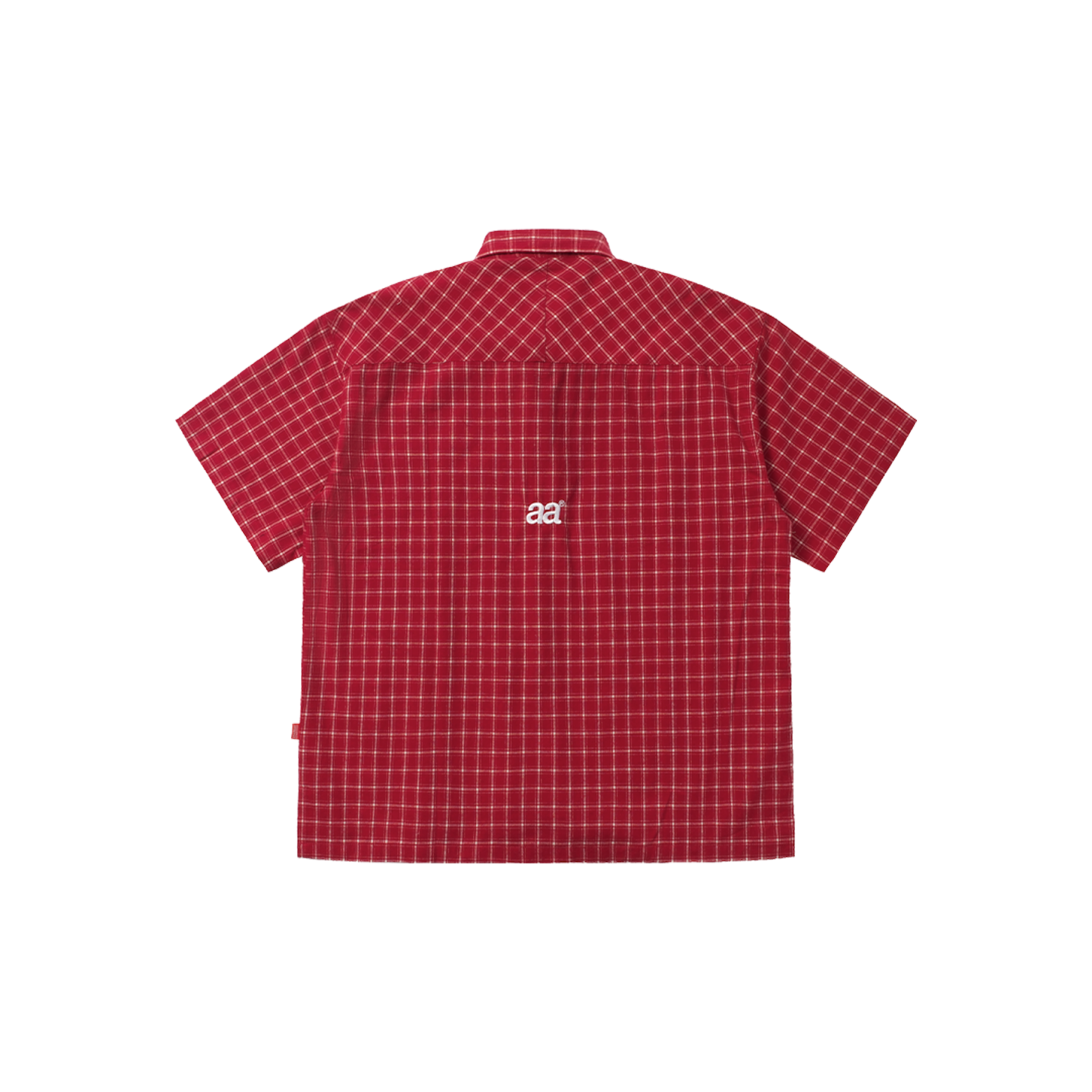 A.A Grid Shirt - Cherry Red