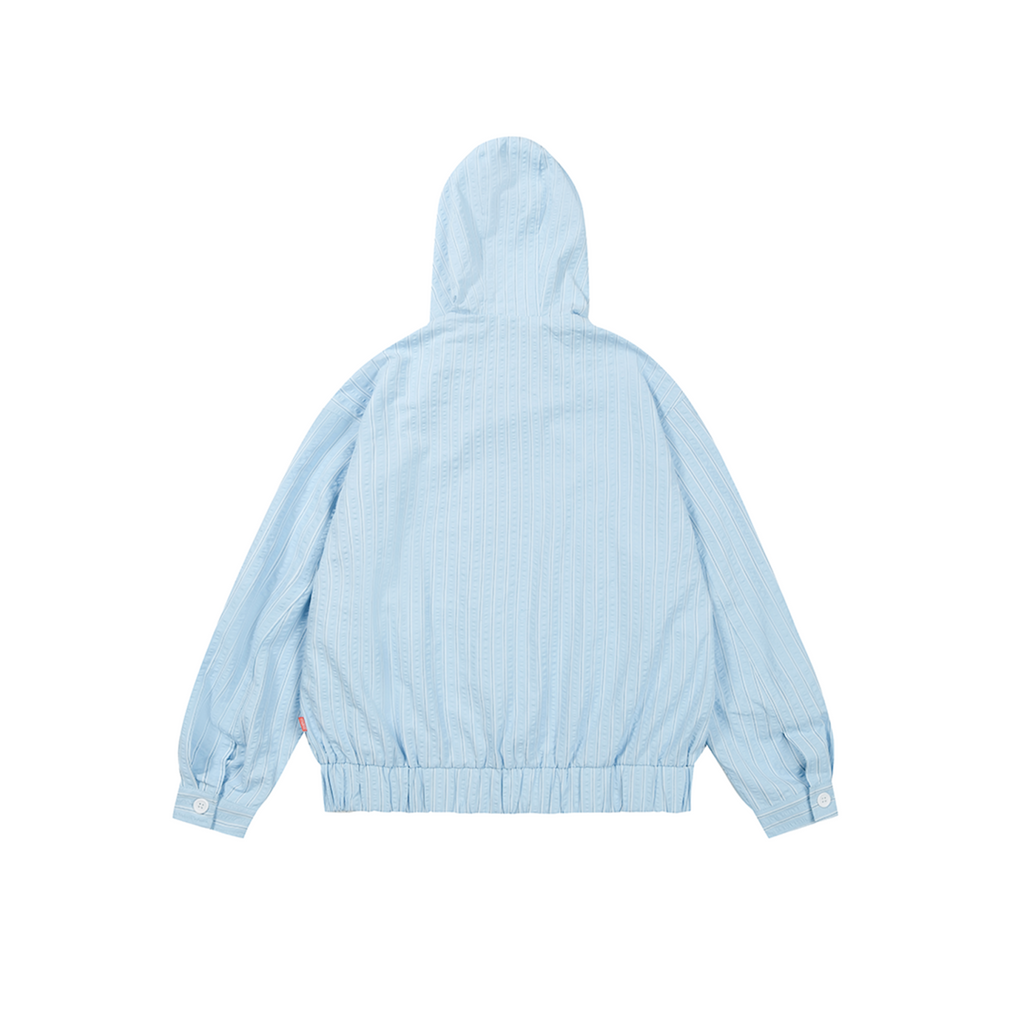 A.A Cloudstripe Hoodie Jacket - Sky Blue