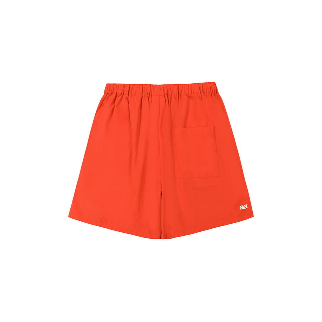 A.A Nylon Button-Fly Short - Orange