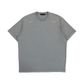Raw Edge Washed Uniform T-Shirt Light Grey