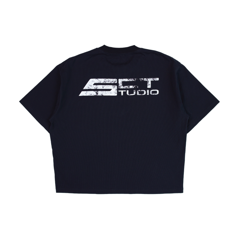 SS25 Boxy Tee Black