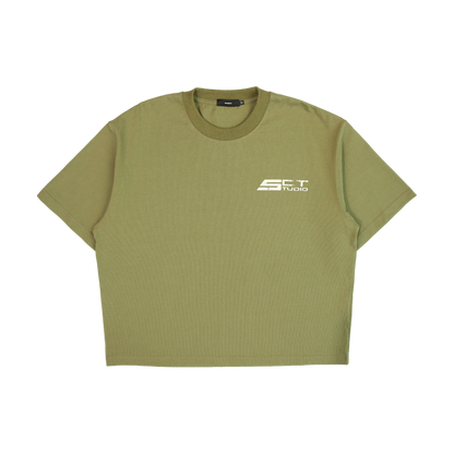 SS25 Boxy Tee Olive