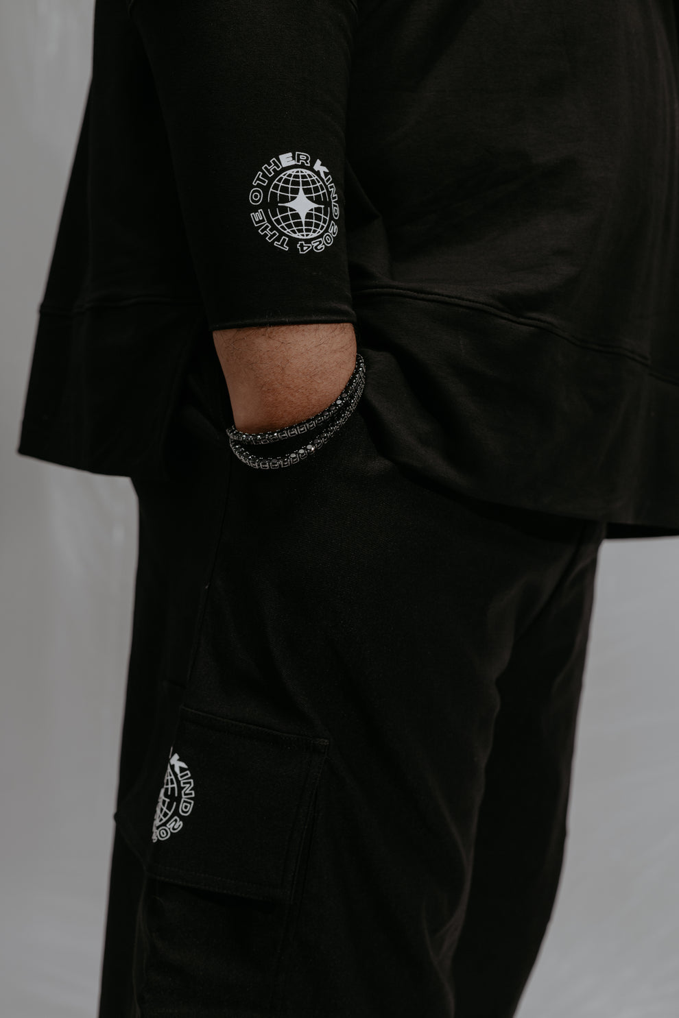 Collar Long Sleeve Shirt Black