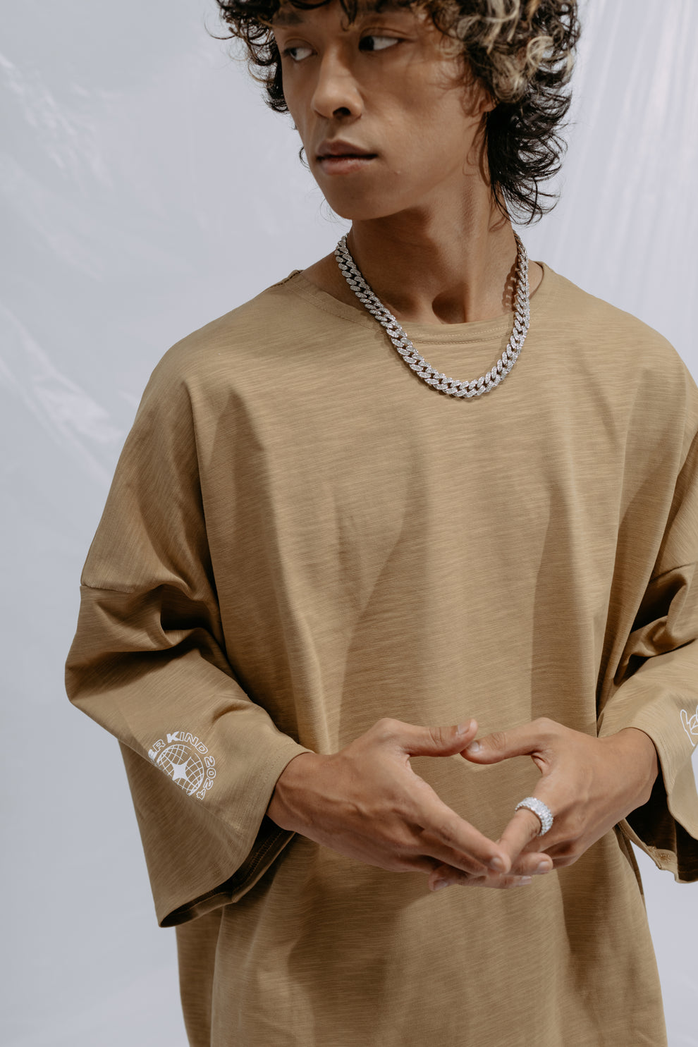 T-shirt Long Sleeve Brown