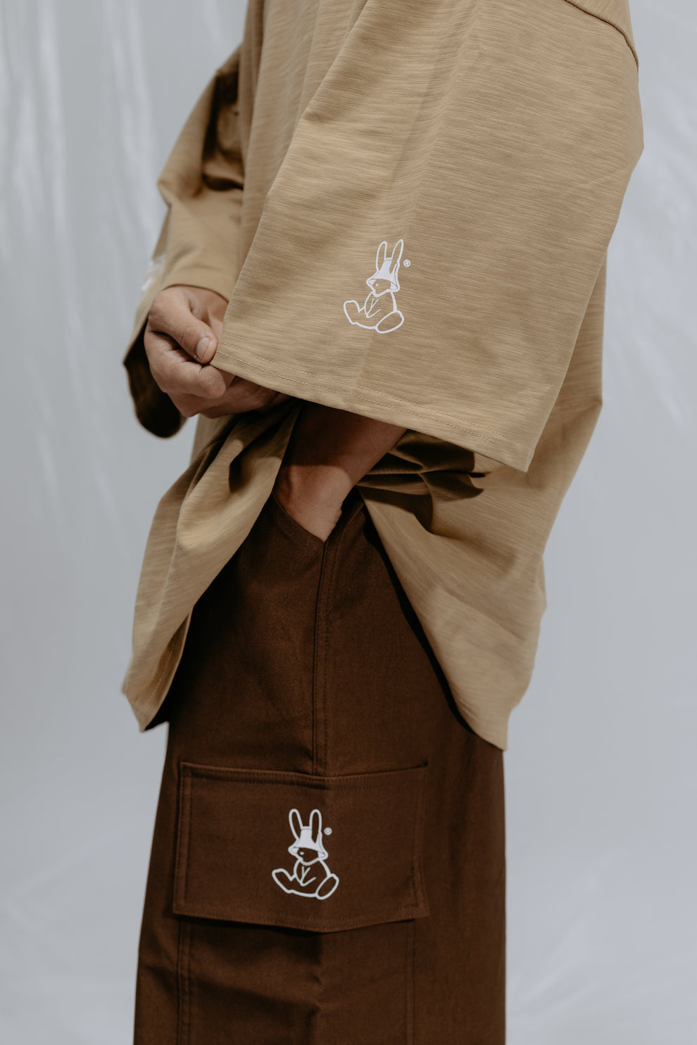 T-shirt Long Sleeve Brown