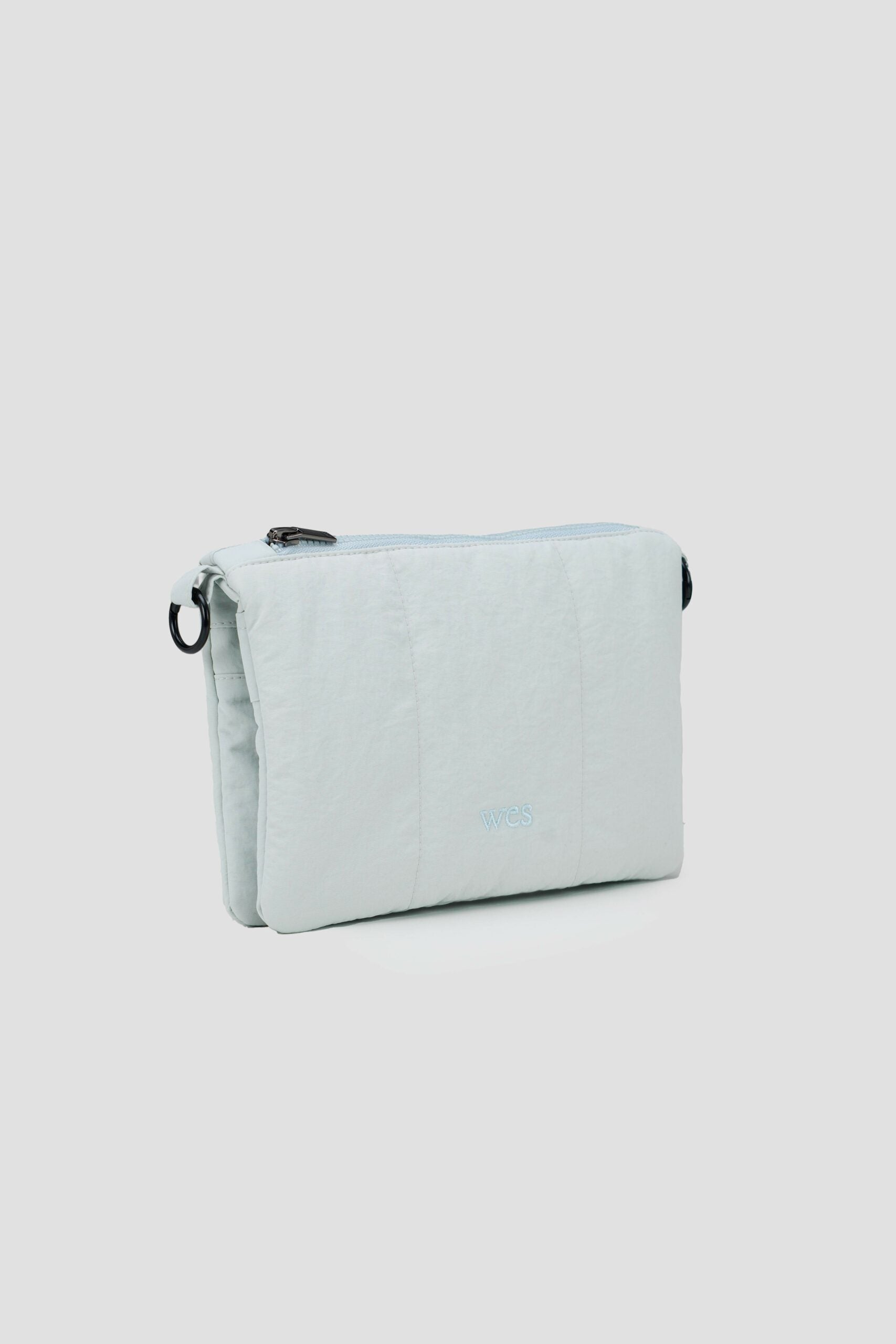 Small Nylon Cushion Pouch (Ice Blue)