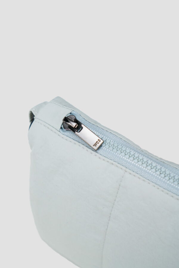 Small Nylon Cushion Pouch (Ice Blue)