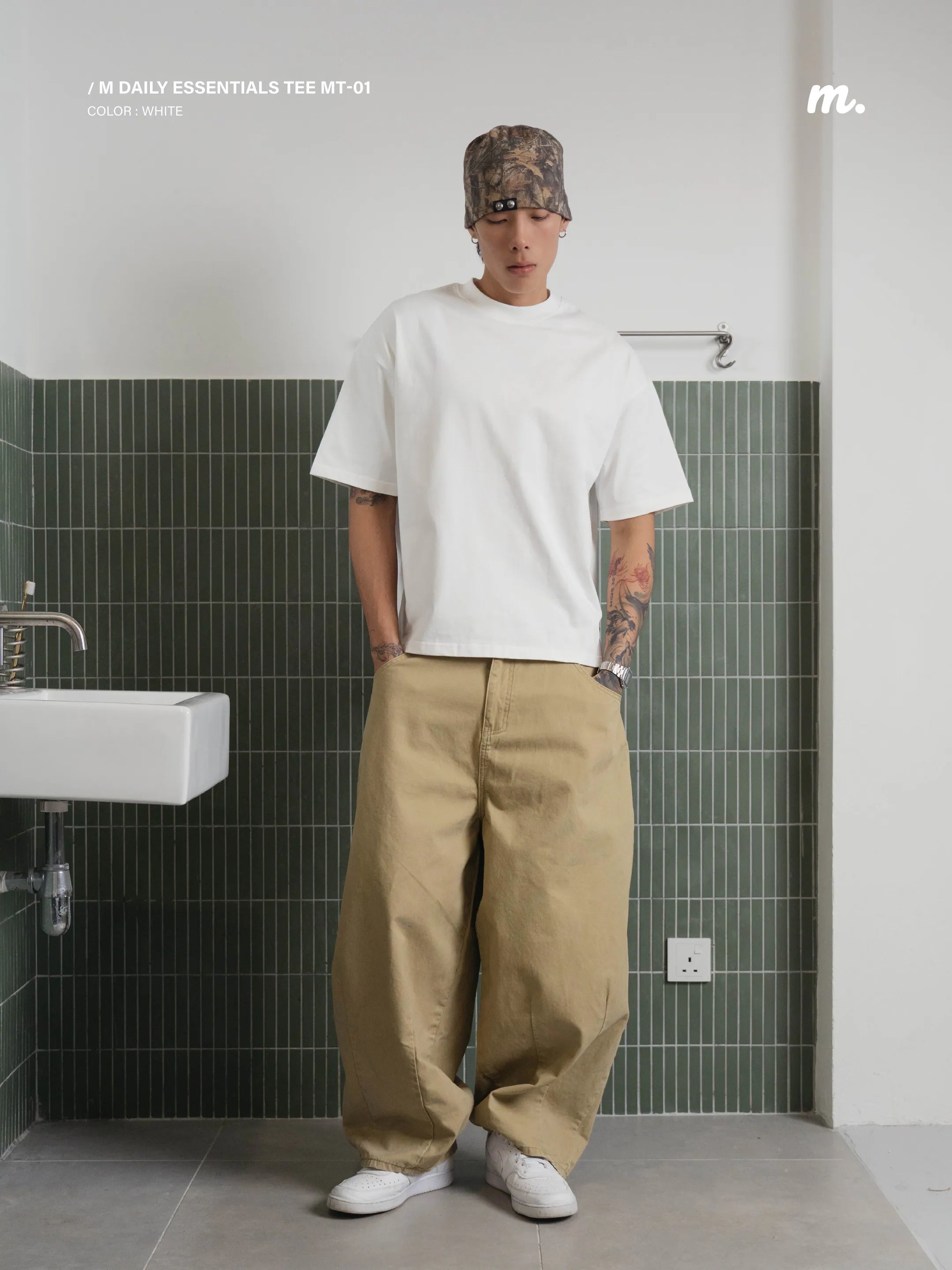 M Daily Essentials Tee White
