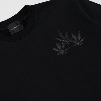 WBB25 : Triplet Maple Sweater Black