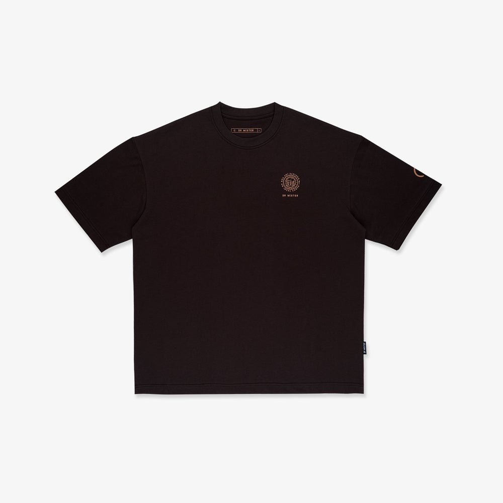 Globe Broad Tee - Umber Brown