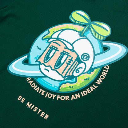 Planet Broad Tee - Pine Green