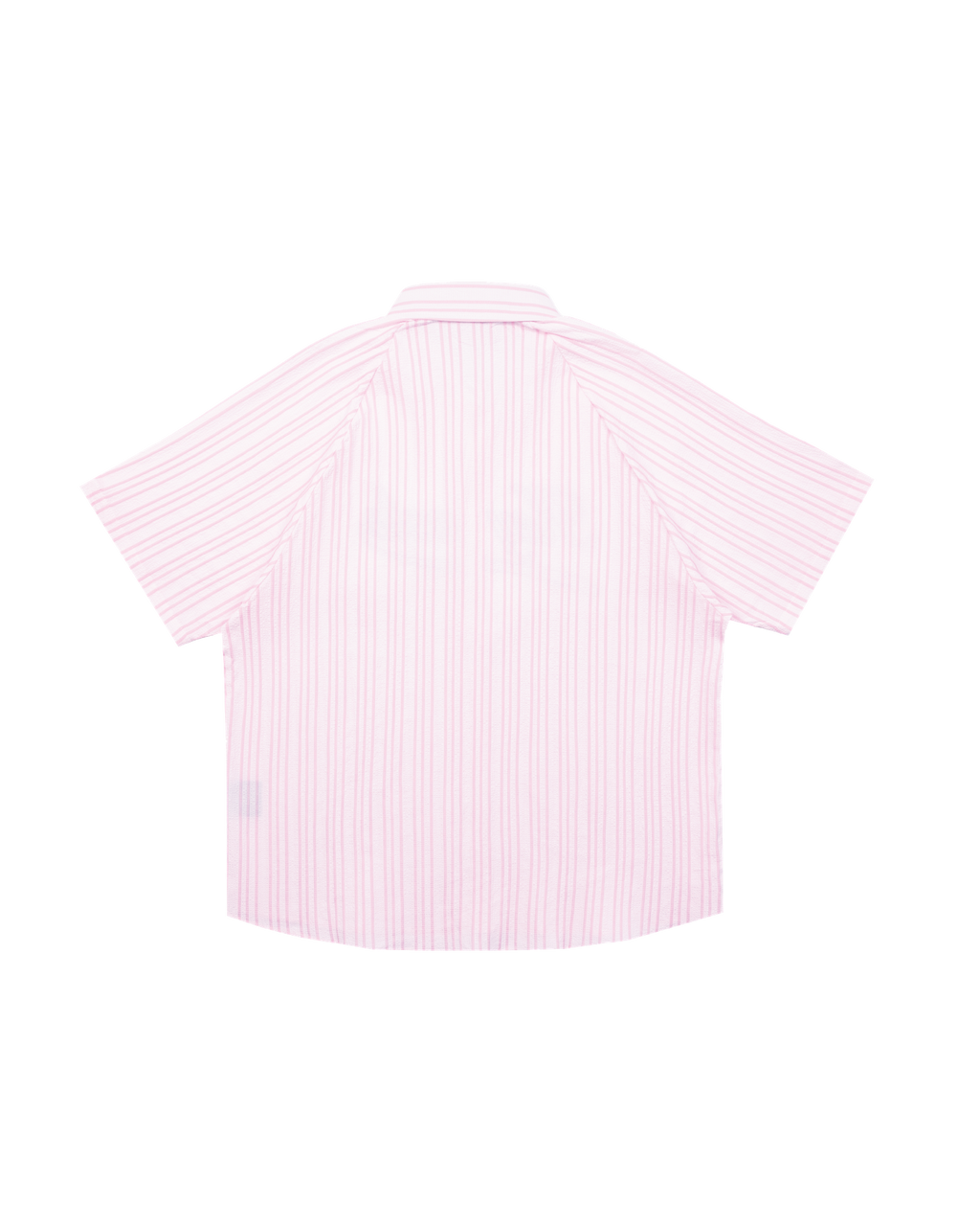 Logo Striped Shirt Pink
