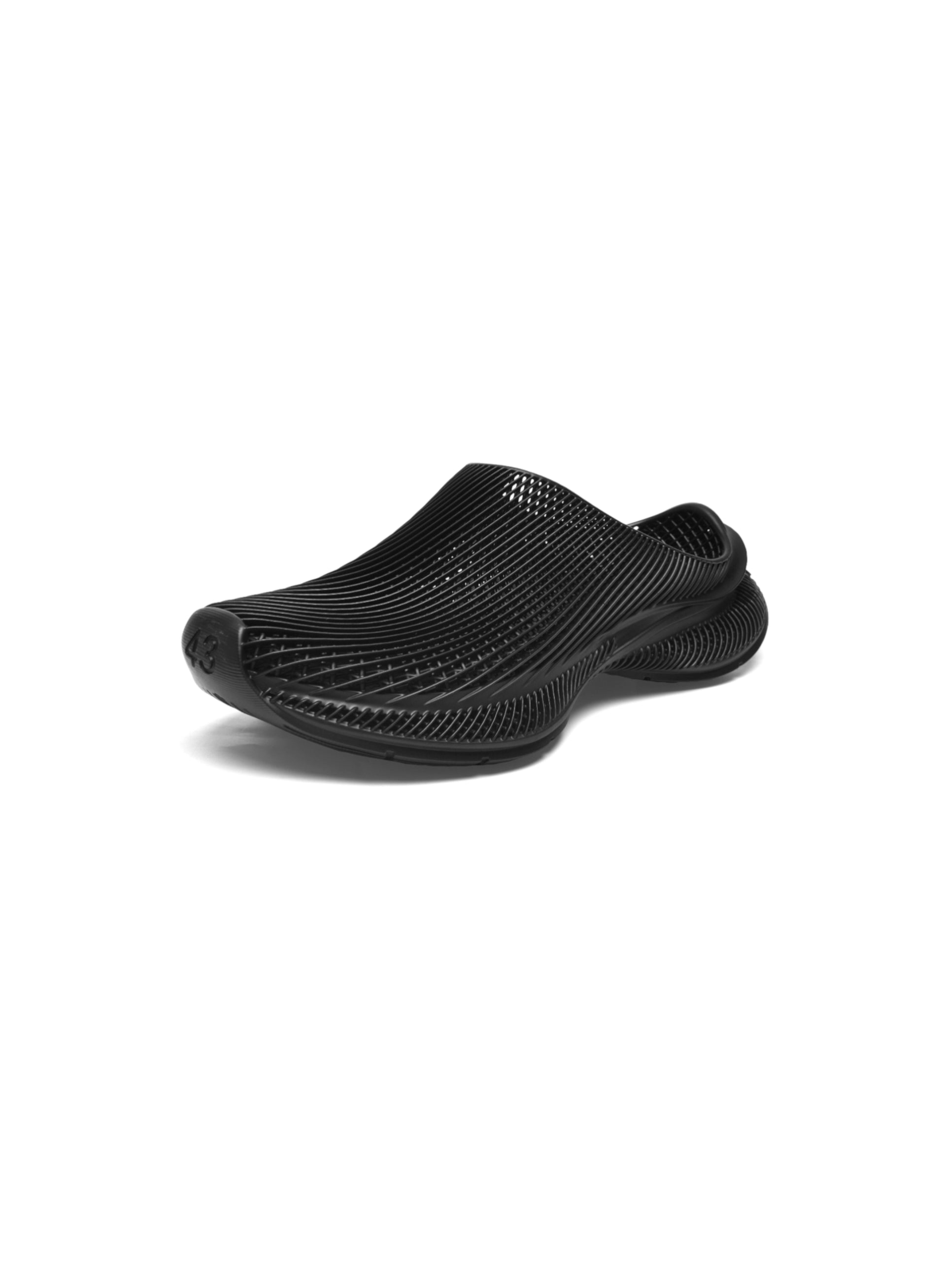 Evolve 3D Printed Slip On Black