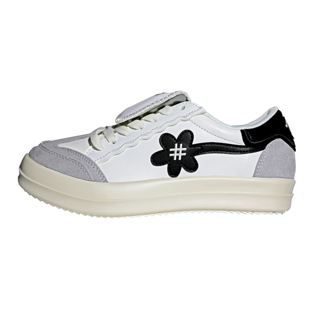 "BONE" Vintage Kicks | White