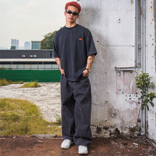 A.A Stone Washed Baggy