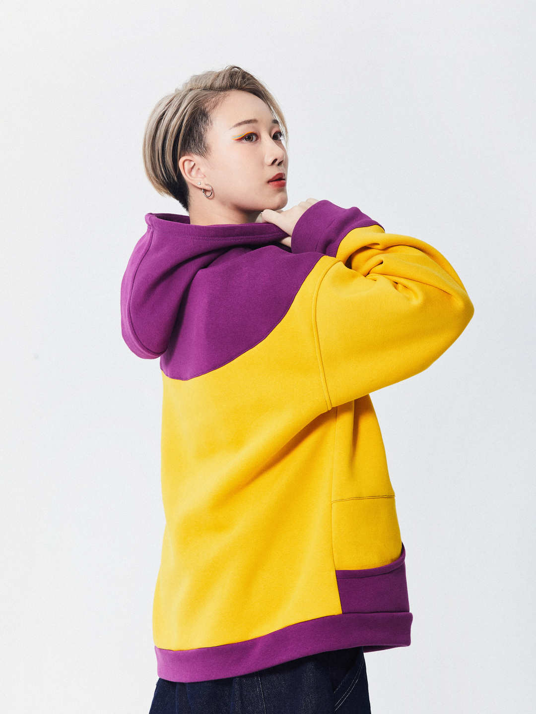 Street Wave Dual Tone Jacket | Purple