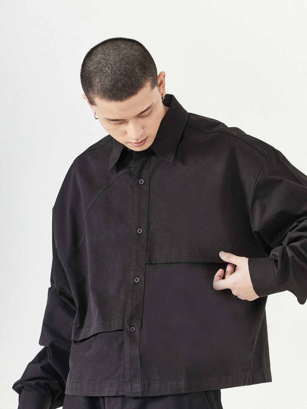 Multi-Layered Overshirt