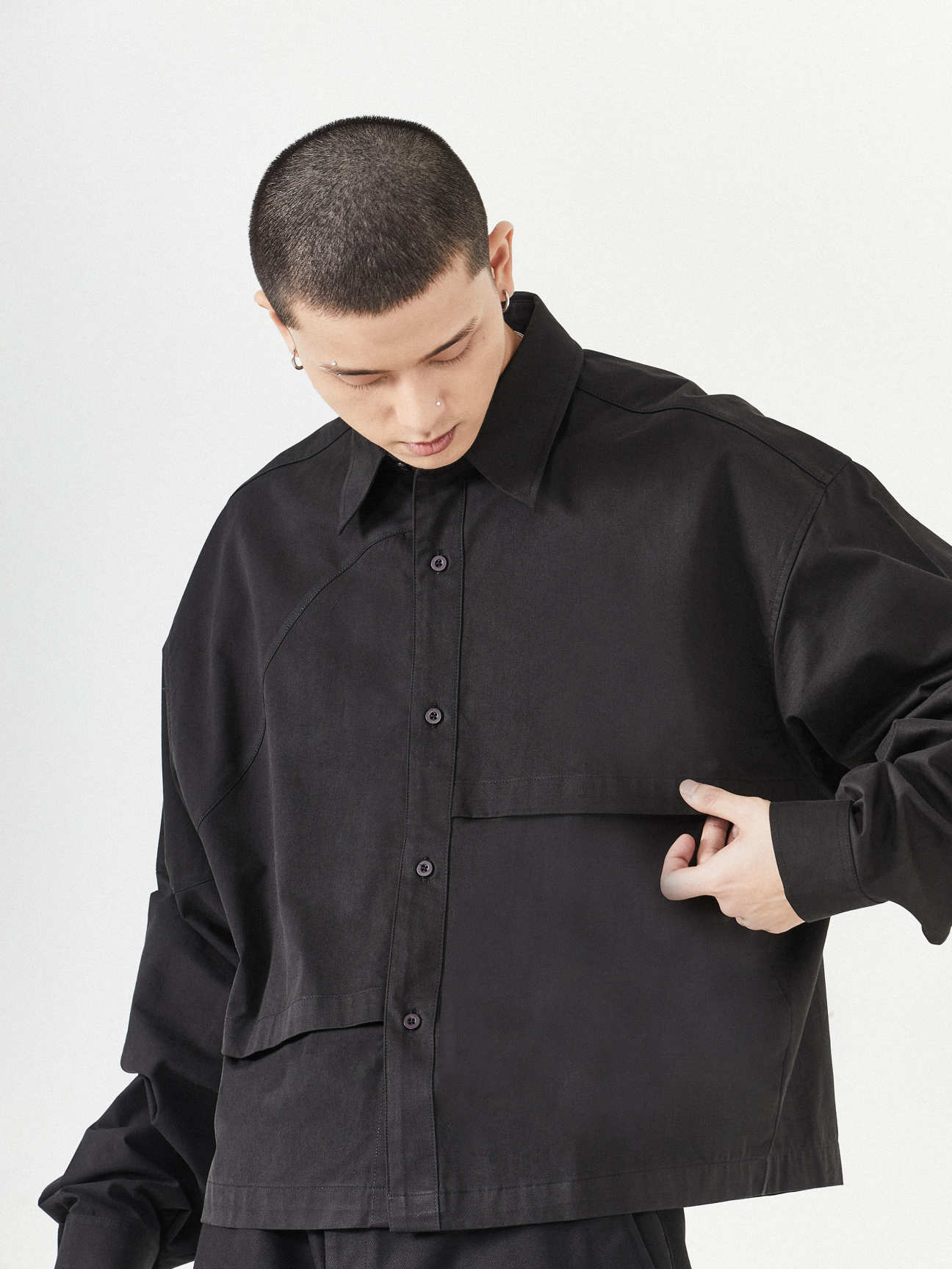 Multi-Layered Overshirt