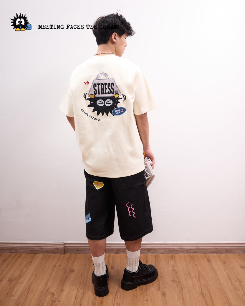 Meeting Faces Tee Cream