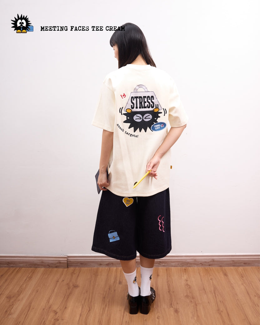 Meeting Faces Tee Cream