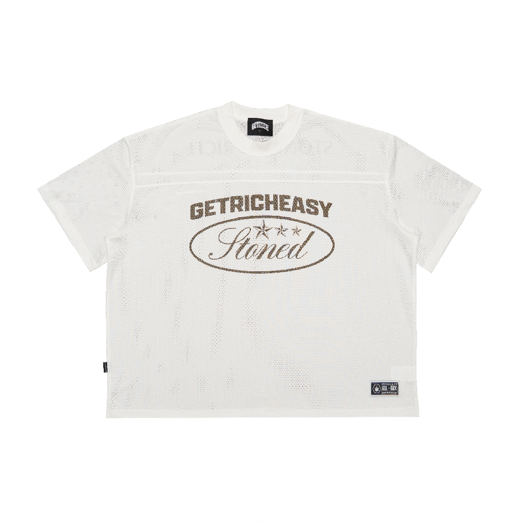 Stoned x GRE : Mesh Jersey White