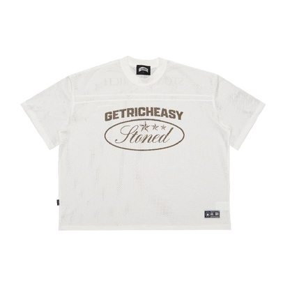 Stoned x GRE : Mesh Jersey White