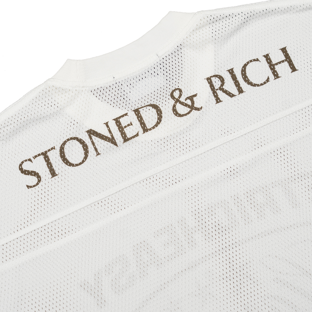 Stoned x GRE : Mesh Jersey White