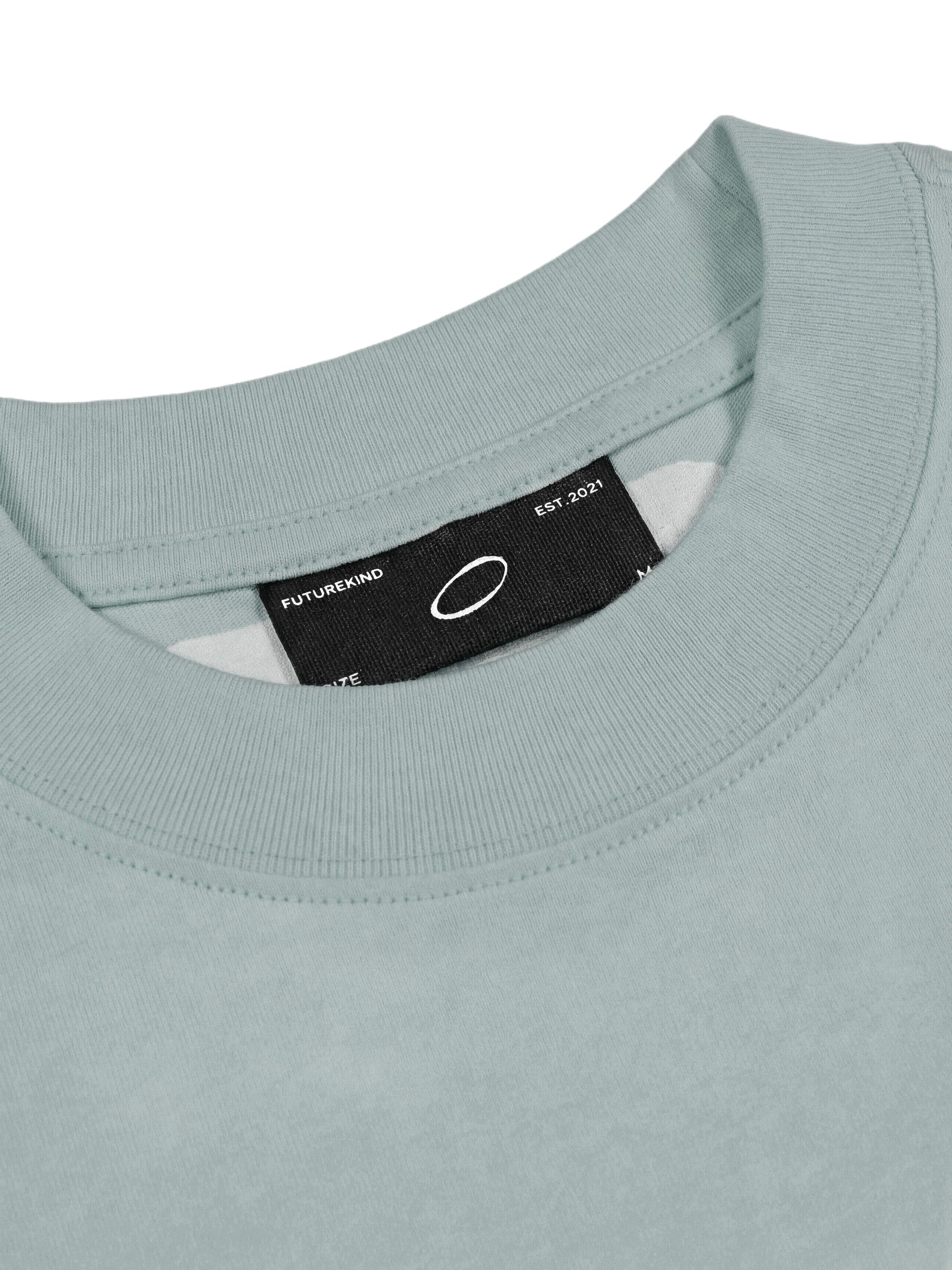 ESSENTIAL CROP TEE - HAZE BLUE