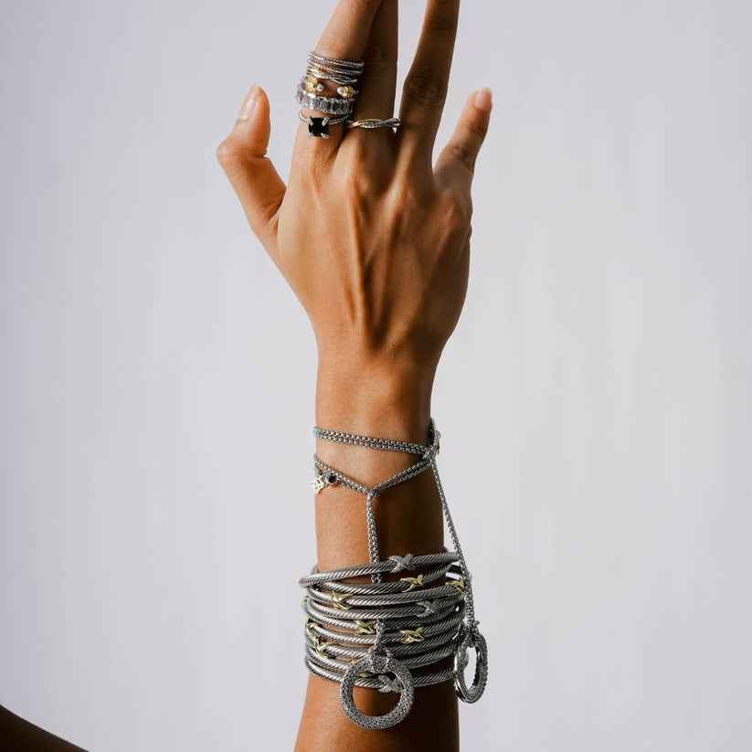Aurora Double Bangle