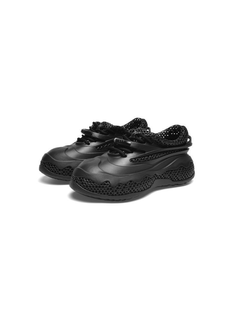 Thug Edgeless 3D Printed Sneaker Black